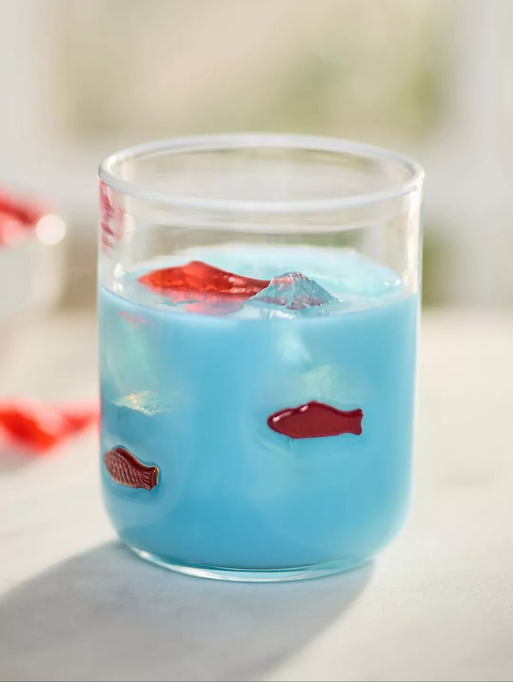 🪷NIB Anthropologie Icon Juice Glass: Beach Edition Gummy Fish 🌙